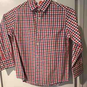 Crewcuts Red and Blue Plaid Shirt